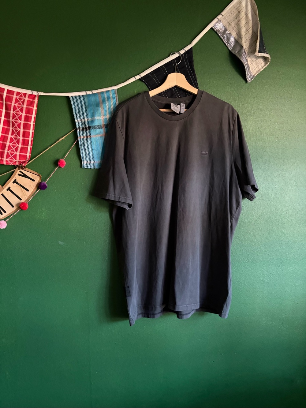 Adidas Skateboarding Featherweight Mark Gonzales Charcoal Tee size XL